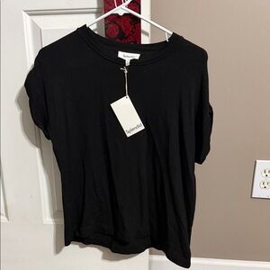 Splendid Classic Black Short Sleeve Tee